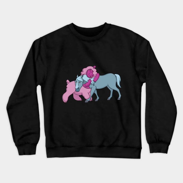 Wammawink & Horse Crewneck Sweatshirt by ZkyySky